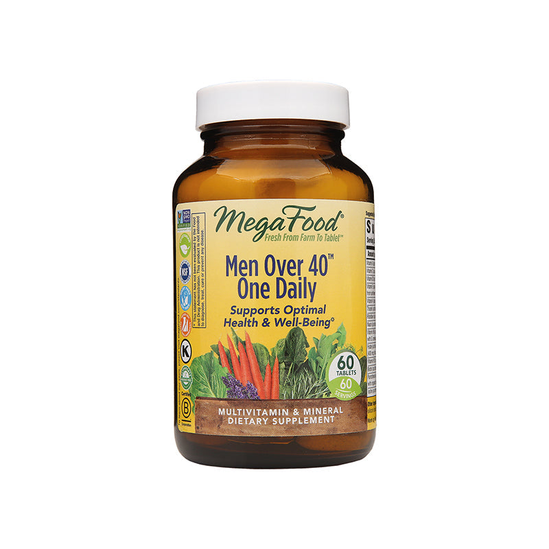 Megafood Men's 40+ One Daily Multivitamin 60 Tablets