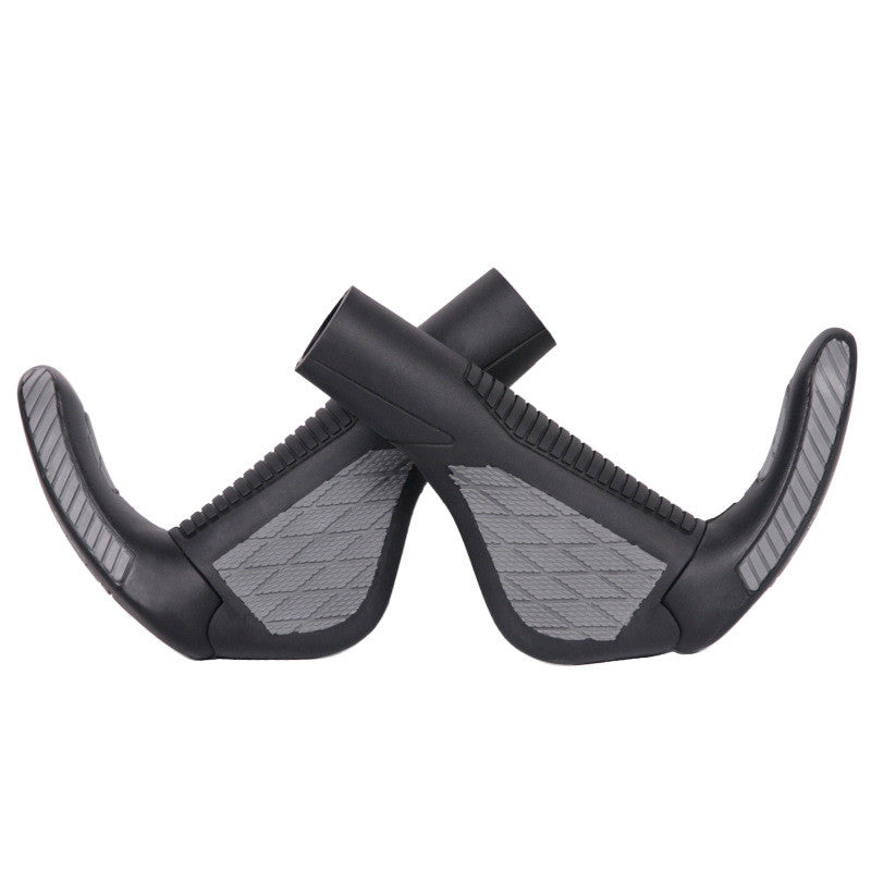 EASYDO Bicycle Grips Ergonomic Bar End Kraton Grip Handlebar Barend Casing Holder Angle Adjustable Cycling Hand Rest - Blue Force Sports