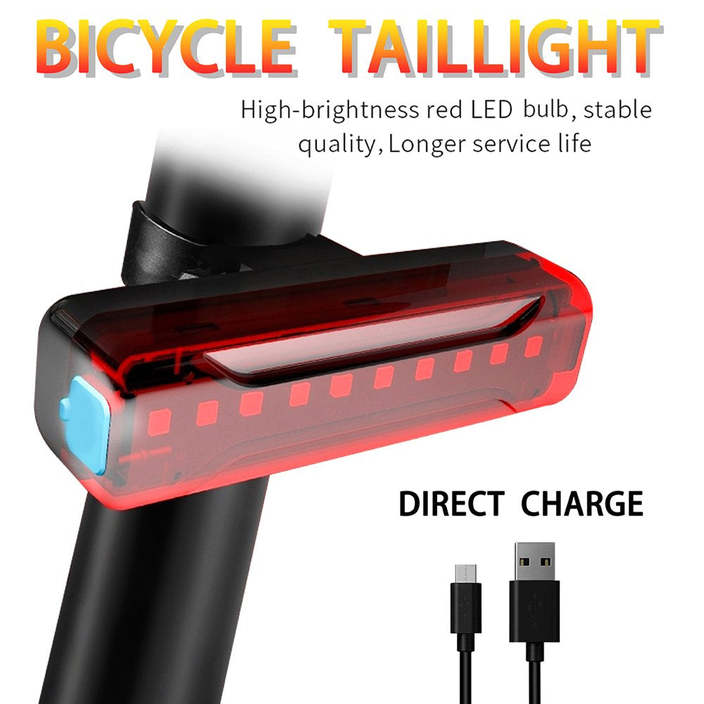 Bike Lights USB Rechargeable, 1200 Lumen Bike Headlight and Taillight Set, Super Bright LED Bicycle Lights Front and Back, Quick Release Cycling Safety Accessories for Men/Women/Kids