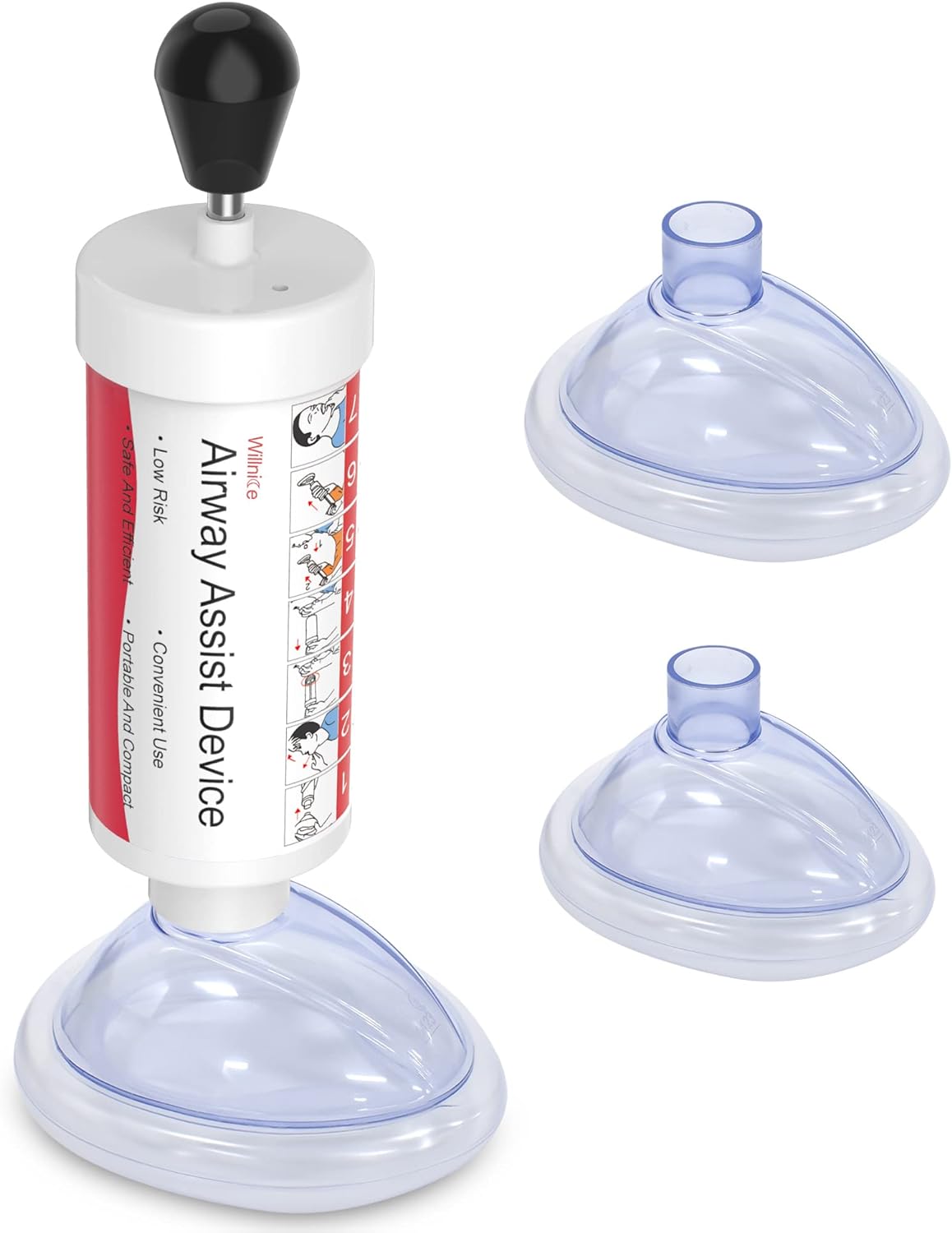 Effective Airway Assist Device Works for Removing Foreign Material, Portable Assistant Kit for Child- GY provided Home & Travel Kit