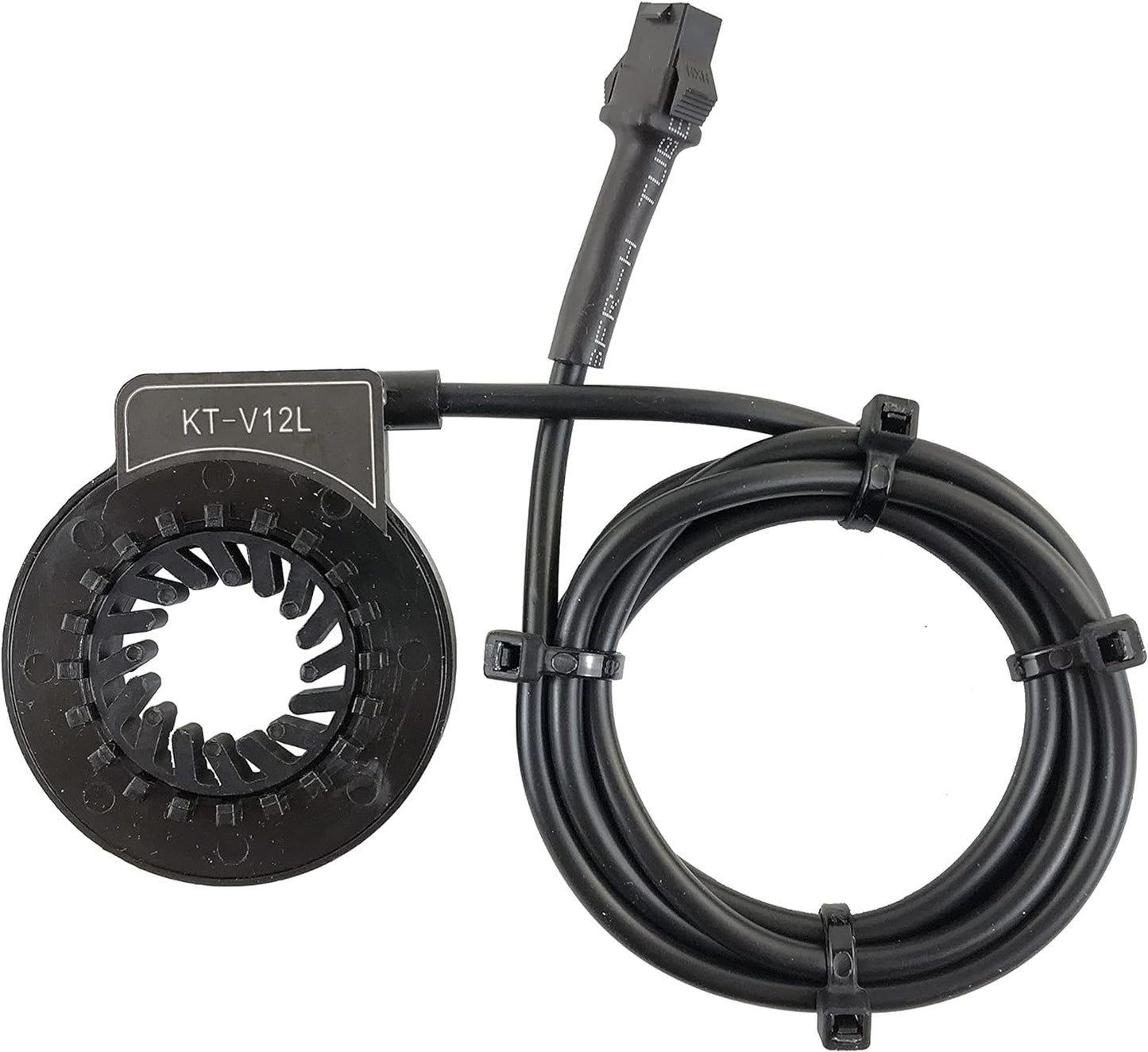 Electric Bike Accessories, Pedal Assist Sensor KT V12L 6 Magnets Left Dual Hall Sensors 3 Pin SM/Waterproof Connector Kunteng Ebike Conversion Kit Parts…