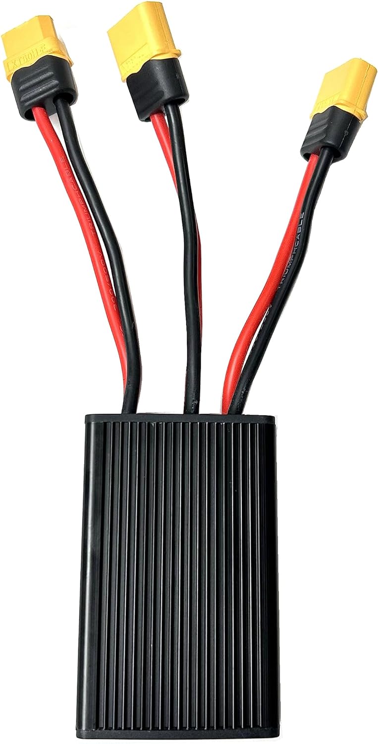 Double Battery Discharge Converter for E-Bike 750w and 1000W Dual Battery Pack Switch Balancer 24-72VDC Maximum 40Amp