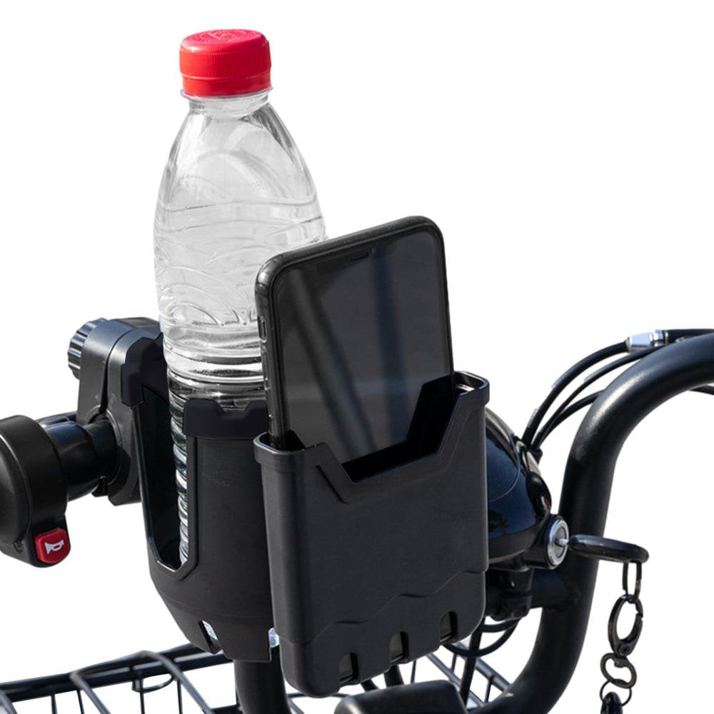 GOTIDA Bike Water Bottle Holder Cup Holder with Phone Storage 360-Degree Rotating Handlebar Drink Holder Mobile Phone Holder Mountain Bike Motorbike Accessories for Cycling Adorable