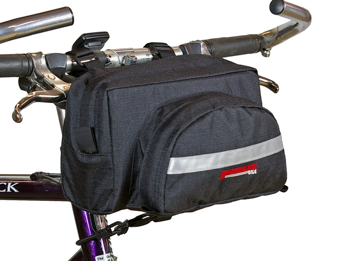 Bushwhacker Bicycle Handlebar Bag Durango Black Cycling Front Pack Bike Bag Rear Frame Accessories