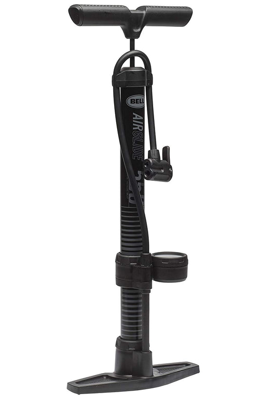 Bell 7076443 Air Glide 550 Floor Pump With Gauge, Black