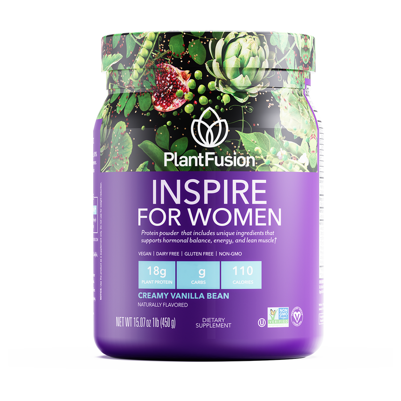 Inspire for Women - Vegan Protein Powder for Women - Creamy Vanilla Bean