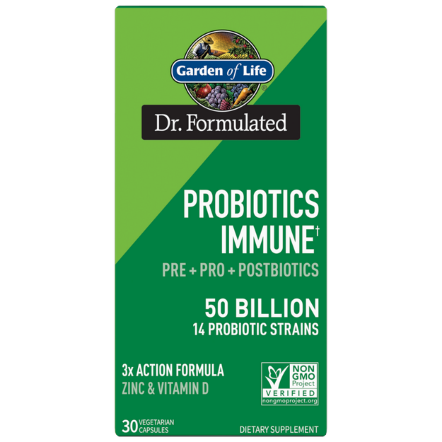 Garden of Life Probiotics Immune 50 Billion Capsules (30 count) #10084922