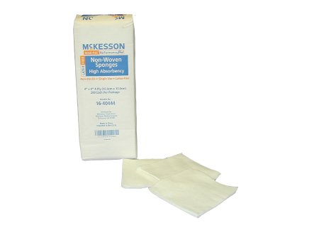 McKesson 16-40444 Non-Woven Sponge, Case of 2000 70203837