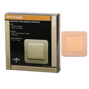 Optifoam MSC1044 Adhesive Foam Dressing, Box of 10