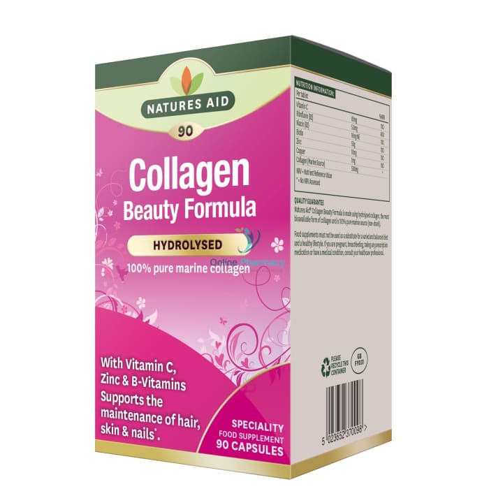 Natures Aid Collagen Beauty Formula - 90 Pack