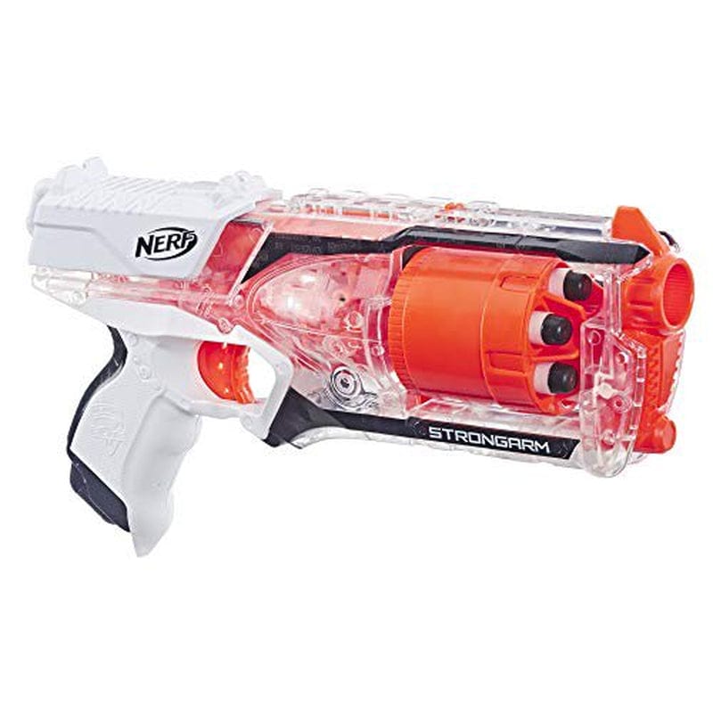 Strongarm Nerf N-Strike Elite Toy Blaster with Rotating Barrel, Slam Fire