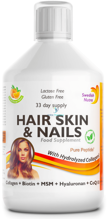 Swedish Nutra Hair, Skin & Nails Liquid - 500ml