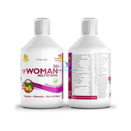 Swedish Nutra Woman Active 50+ Multi Vitamins - 500ml