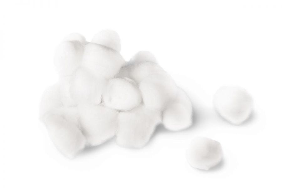 Medline Non-Sterile Cotton Balls Medium Case of 4000