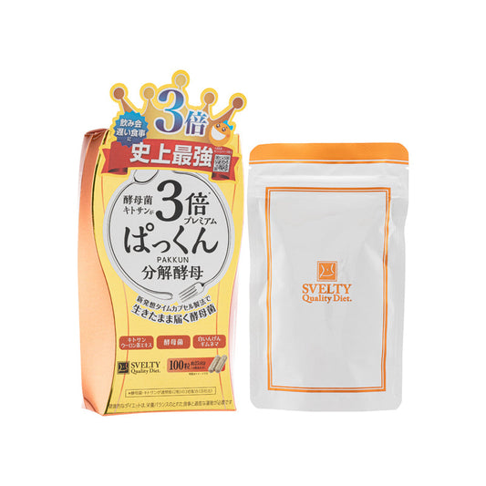 Svelty 3 Times Pakkun Yeast 100PCS