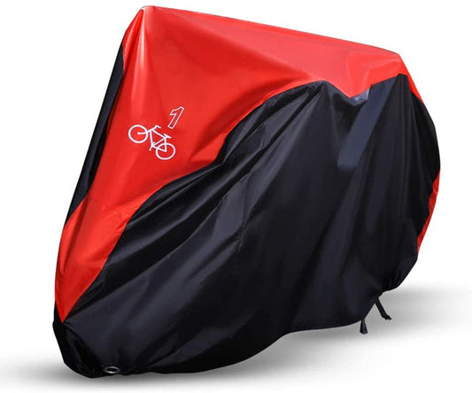 NEVERLAND Bike Cover Bicycle Cover Heavy Duty Tear Resistant Bike Covers Outdoor Storage Waterproof Rain Sun UV Dust Wind Proof Universal Fit with Windproof Buckles & Elastic Design