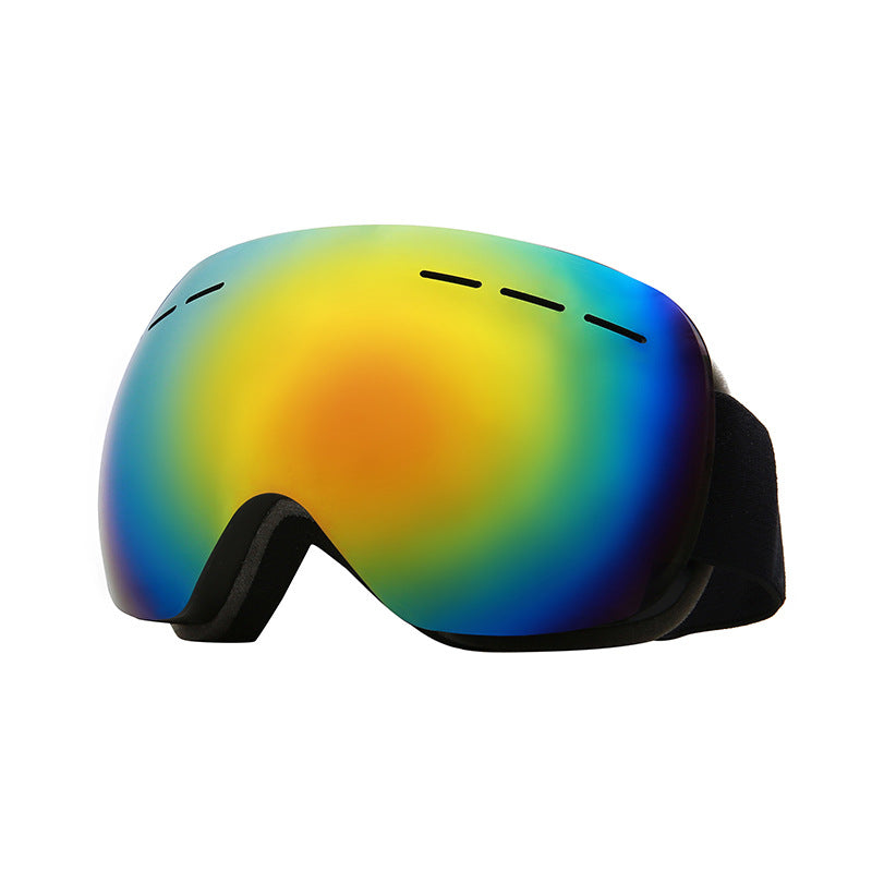 Ski Goggles Big Spherical Glasses Cocker Myopia Glasses - Blue Force Sports