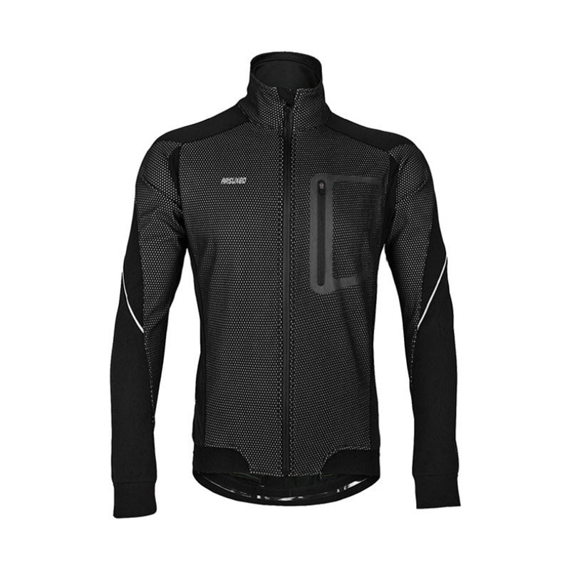 Fleece windproof and warm long-sleeved jacket - Blue Force Sports