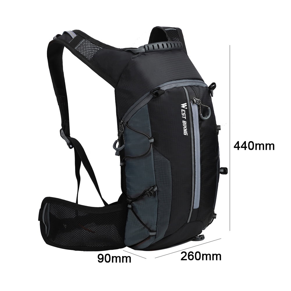Radirus Waterproof 10L Ultralight Bike Water Bag, Breathable Cycling Backpack, Climbing Hydration Backpack for Outdoor Adventures
