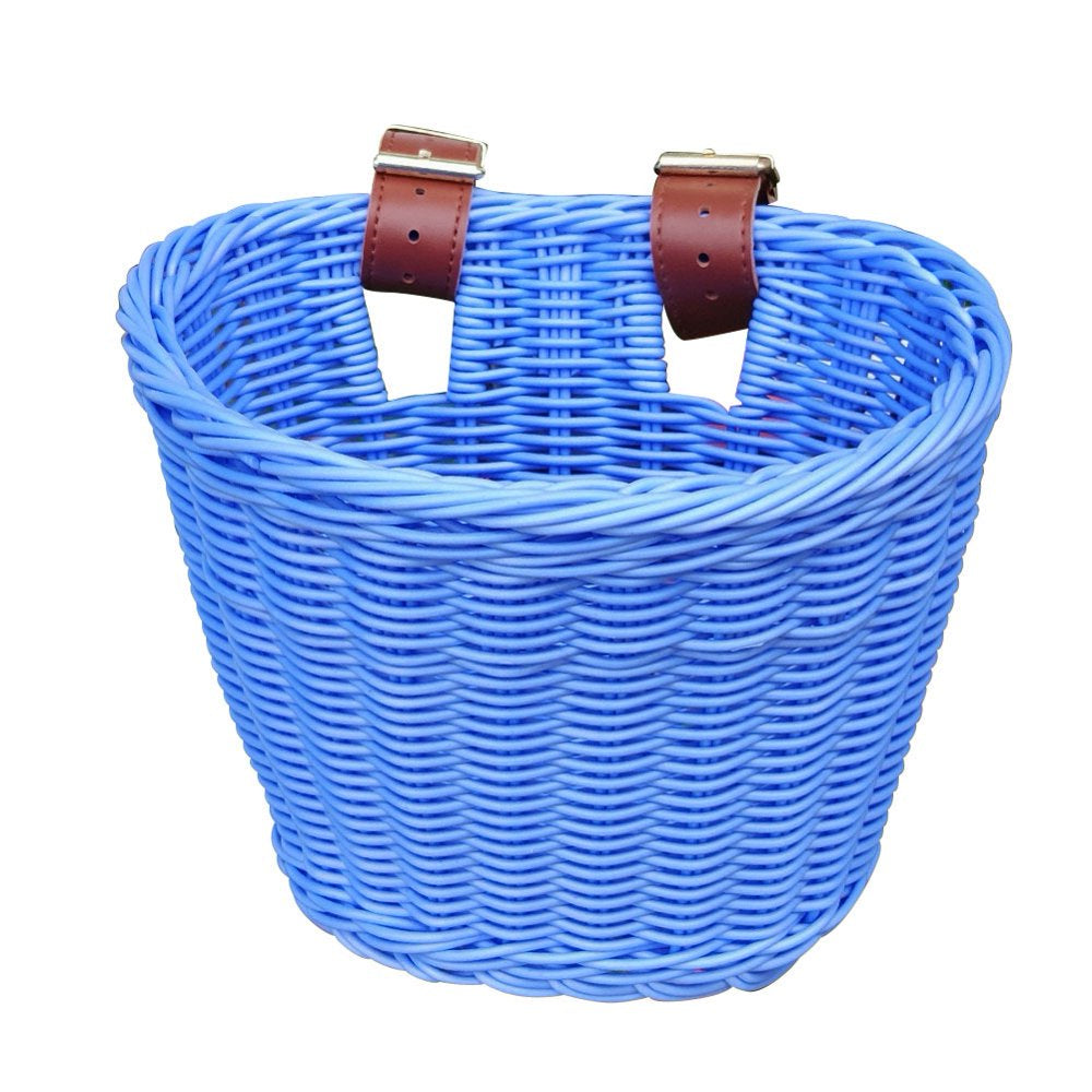 Arvbitana Rattan Bicycle Baskets, Firm Bicycle Bag, Balance Car Scooter Basket Cycling Accessories