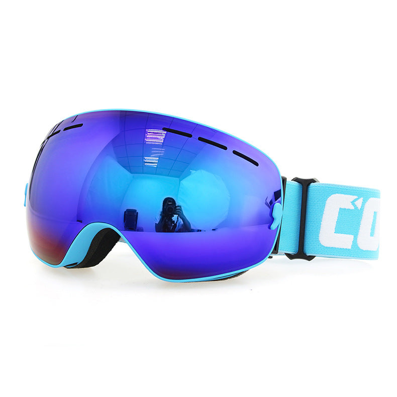 Double anti-fog ski goggles - Blue Force Sports