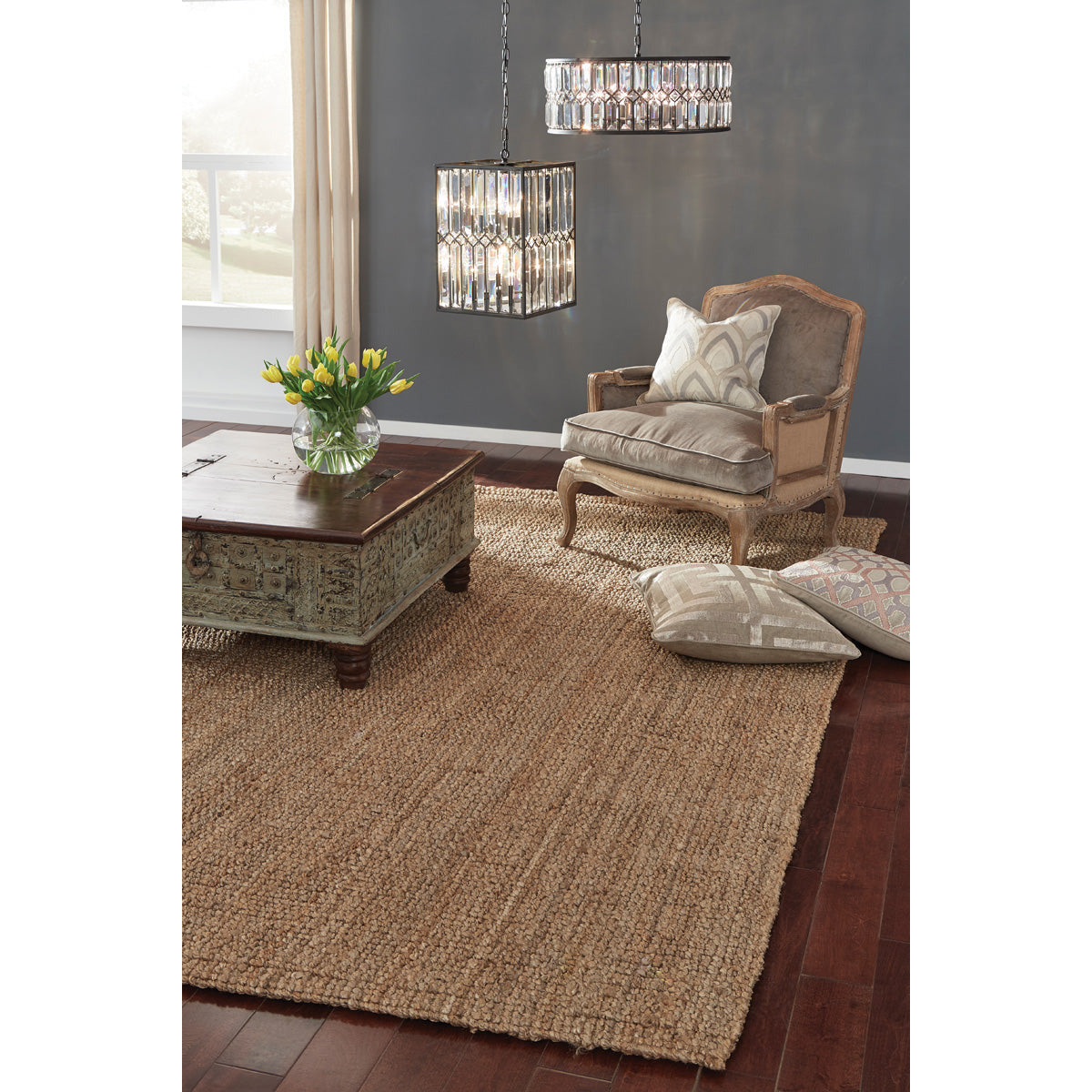 Chunky Loop Natural Rug