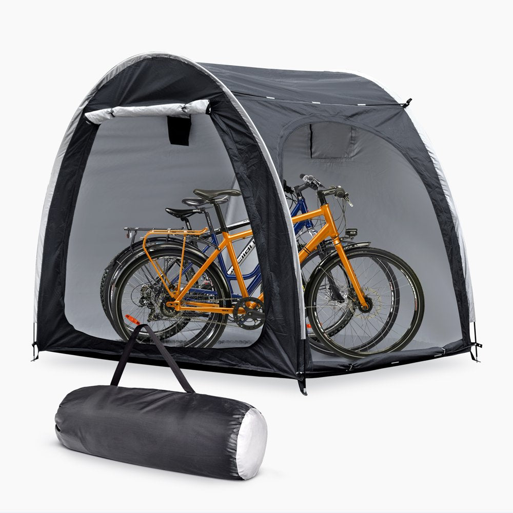 Outdoor Bike Cover Backyard Storage Tent Shelter for Lawn Mower Garden Tools Shed