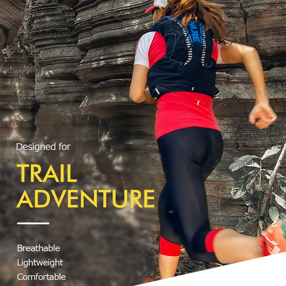 AONIJIE Running Hydration Vest 12L Large Capacity Reflective Hydration Backpack for Marathon Cycling