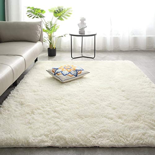 Modern Area Rugs Soft Decor Floor Fluffy Shag Collection