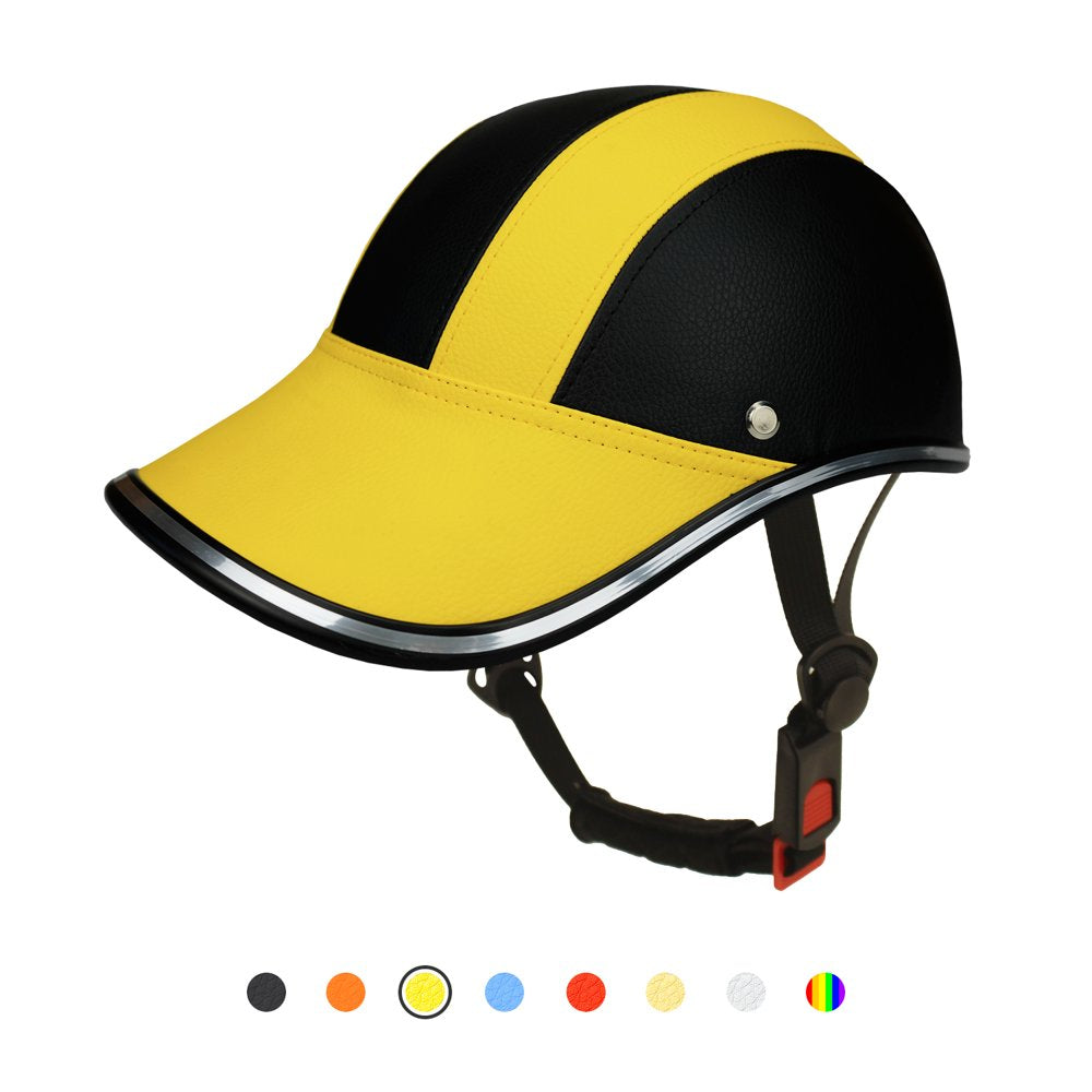 FROFILE Bike Helmet for Adults Men Women Youth - (Golden, Medium) Safety Urban Style Baseball Cap Mountain Road MTB Ebikes Bicycle Helmet