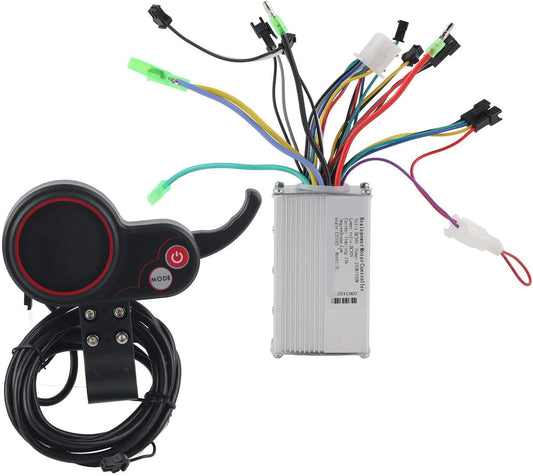 Motor Brushless Controller with Rainproof LCD Display Control Panel and Shift Switch Accessory for Electric Bike