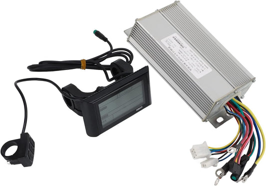 Motor Brushless Controller, 48V 1500W Waterproof M866S LCD Display Panel Electric Bike Controller Kit for Electric Bicycle Ebike Scooter