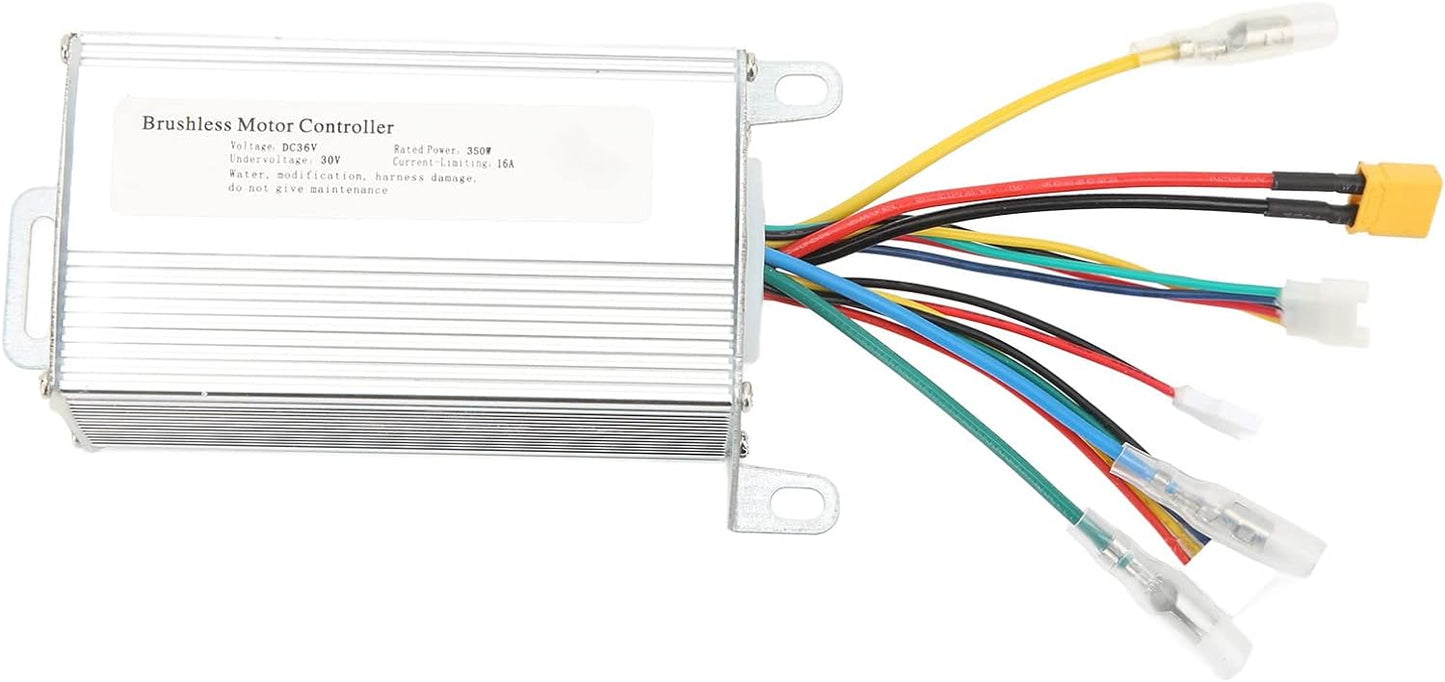 RiToEasysports 36V 16A Brushless Motor Speed Controller,Aluminium Alloy Motor Brushless Controller Box for LENZOD