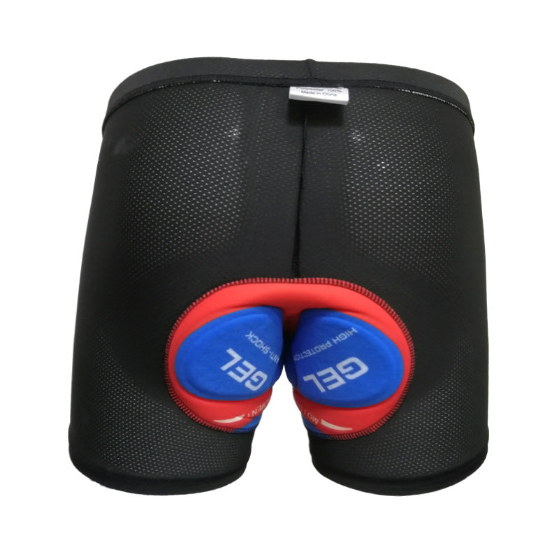 New Cycling Printing Silicone Shorts Wear Underpants - Blue Force Sports