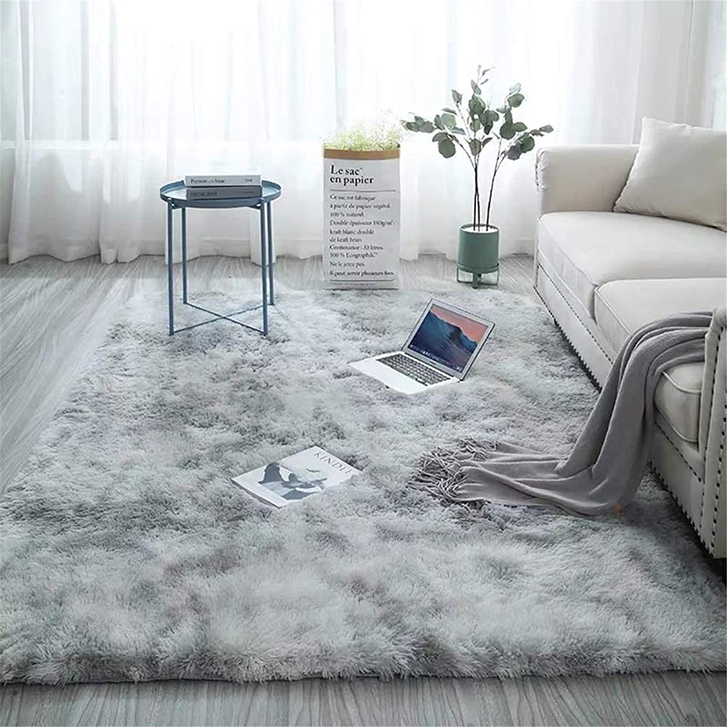 Modern Area Rugs Soft Decor Floor Fluffy Shag Collection