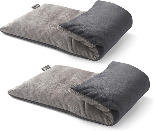 Microwave Heating pad with Washable Cover 6 * 12" Microwavable Heat Pad for Neck Shoulder, Cramps, Back Pain Relief, Warm Compress Bean Bag Moist Heat Pack for Muscles, Joints, 2 Pack