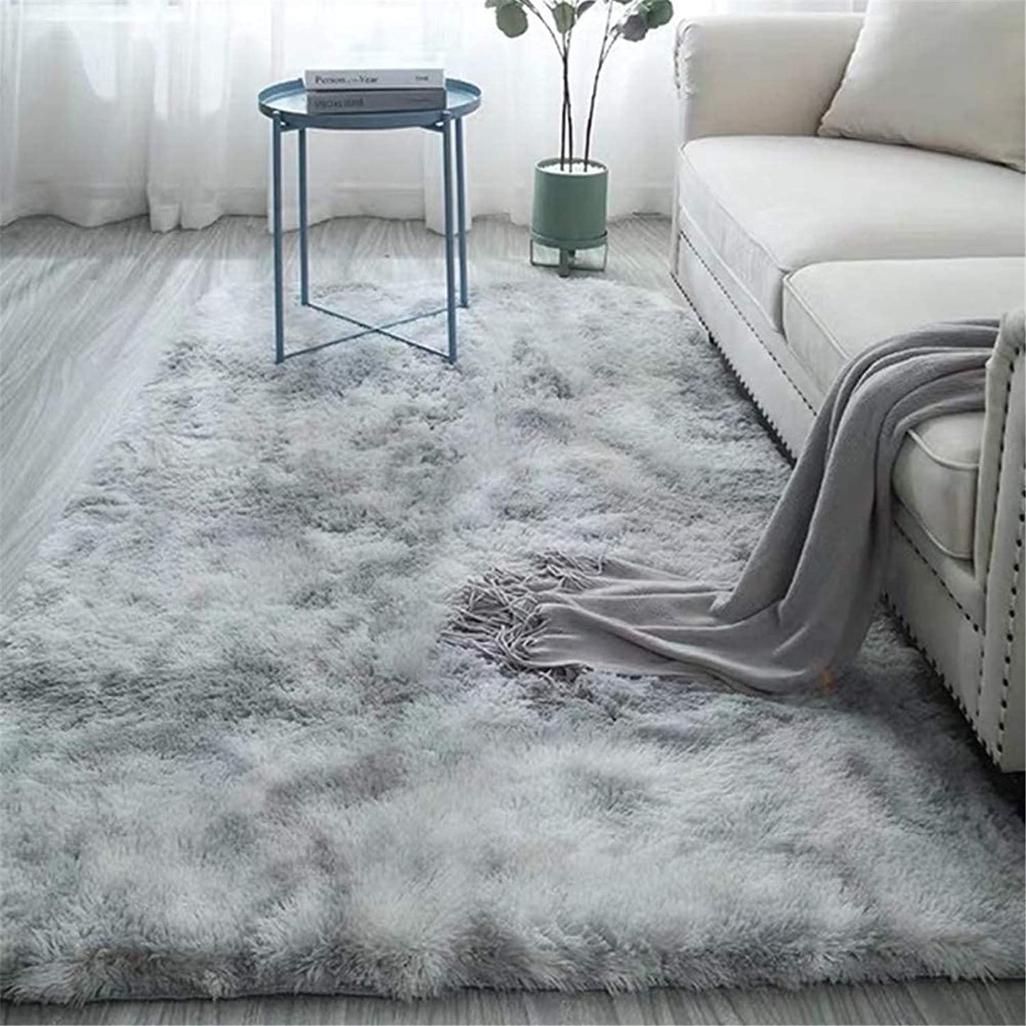 Modern Area Rugs Soft Decor Floor Fluffy Shag Collection