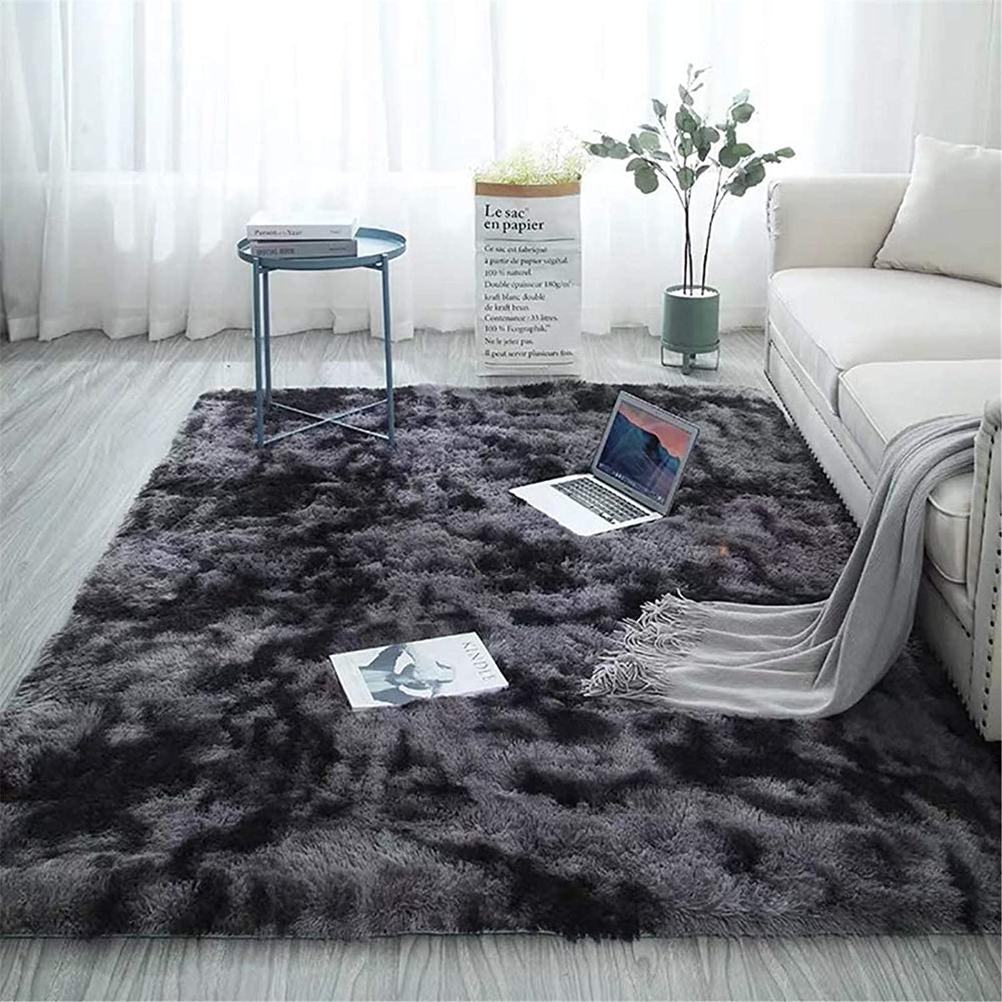 Modern Area Rugs Soft Decor Floor Fluffy Shag Collection