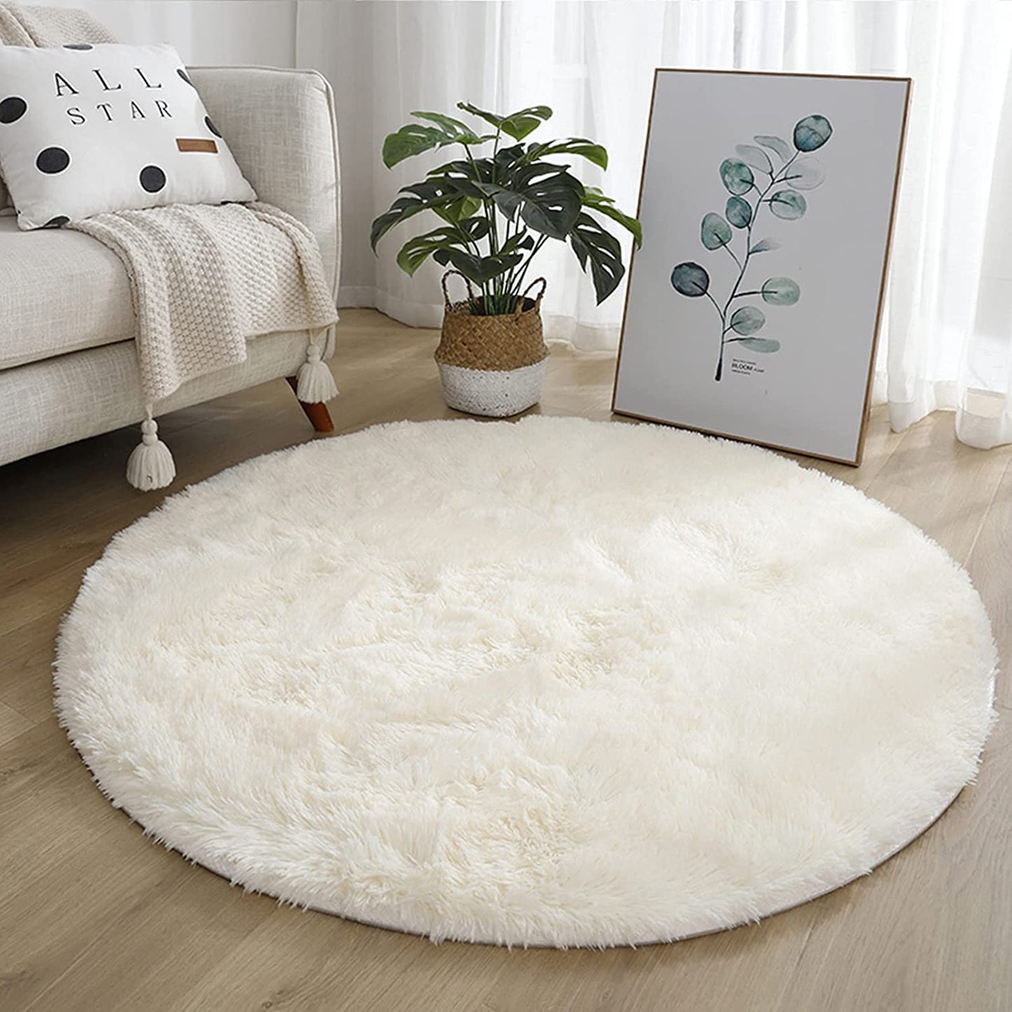 Modern Area Rugs Soft Decor Floor Fluffy Shag Collection