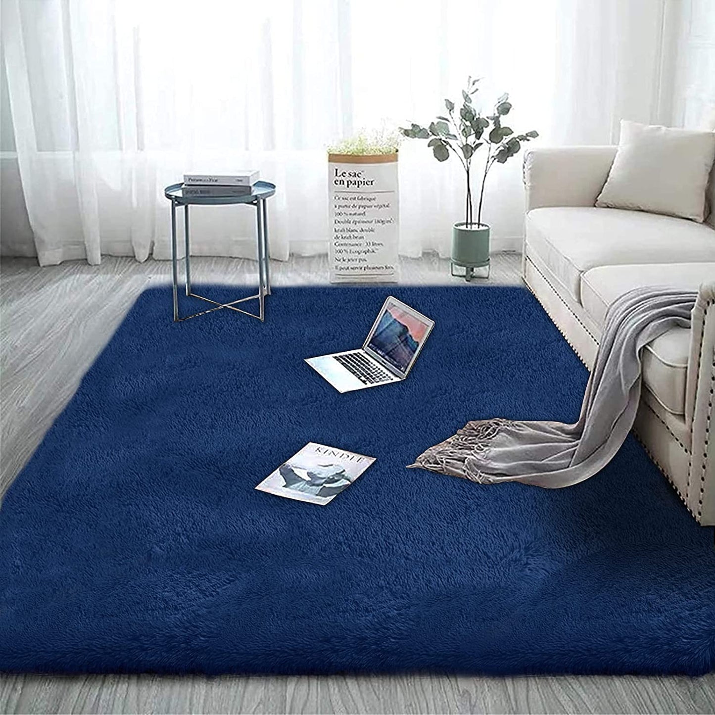 Modern Area Rugs Soft Decor Floor Fluffy Shag Collection