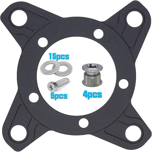 Motor Bike Gear Adapter 36V/48V mid Drive Chainring Spider 104BCD for bafang 8fun BBS01B BBS02B 250W 350W 450W 500W 750W