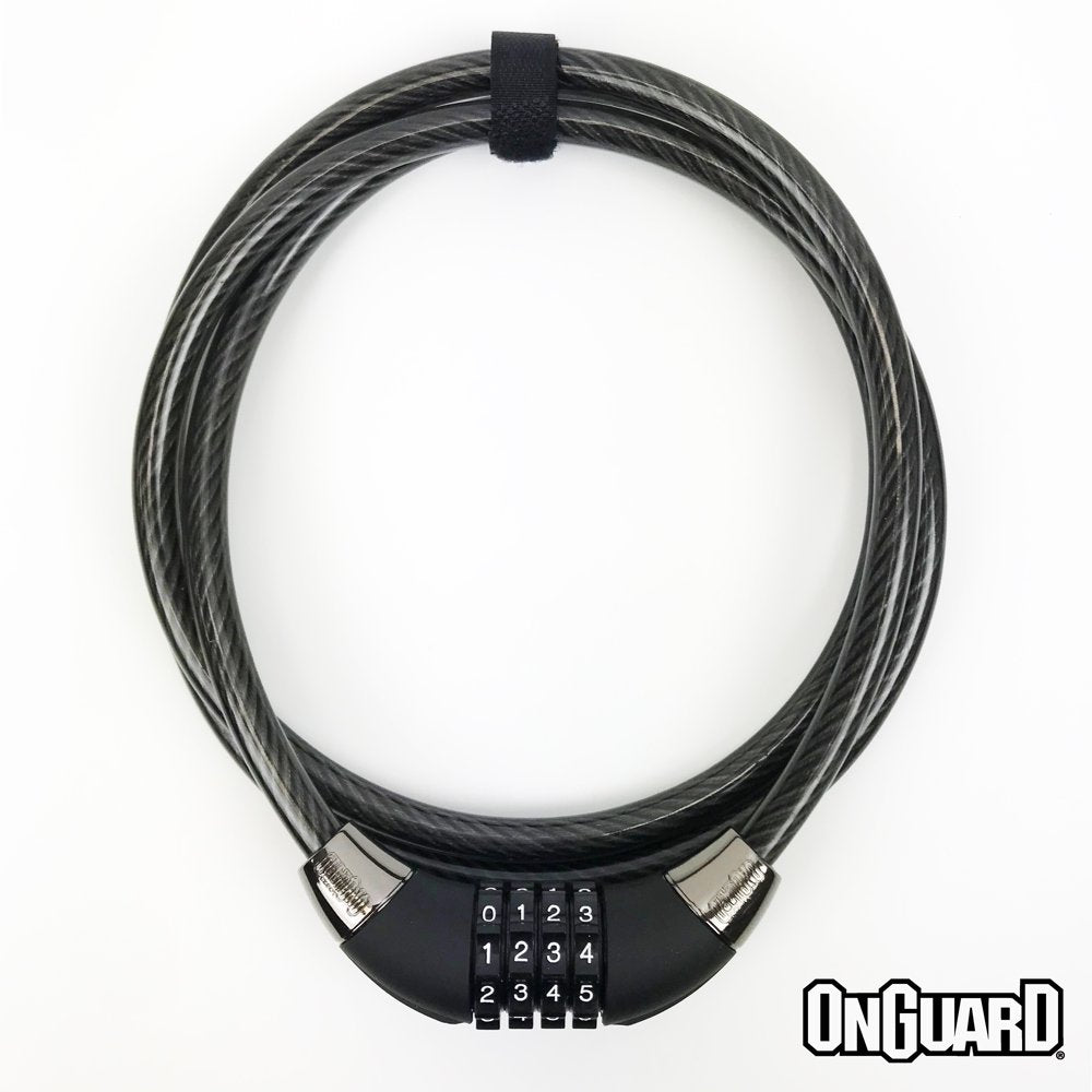 Onguard Cable Combination Bicycle Lock with Hardened Security