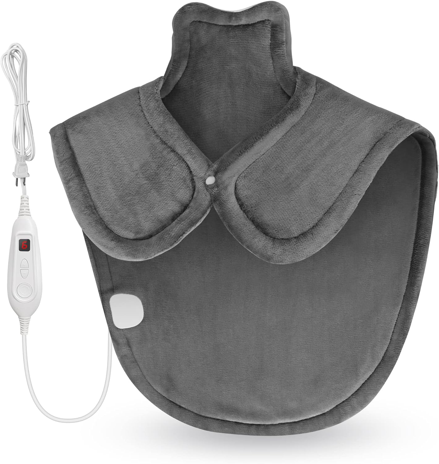 COMFIER Mother's Day Gifts,Heating Pad for Neck and Shoulder,Wearable Weighted Heating Pad,Neck Shoulder Heat Pad for Back Pain Relief,6 Heat Levels &Auto Shut Off,Machine Washable Heated Pad