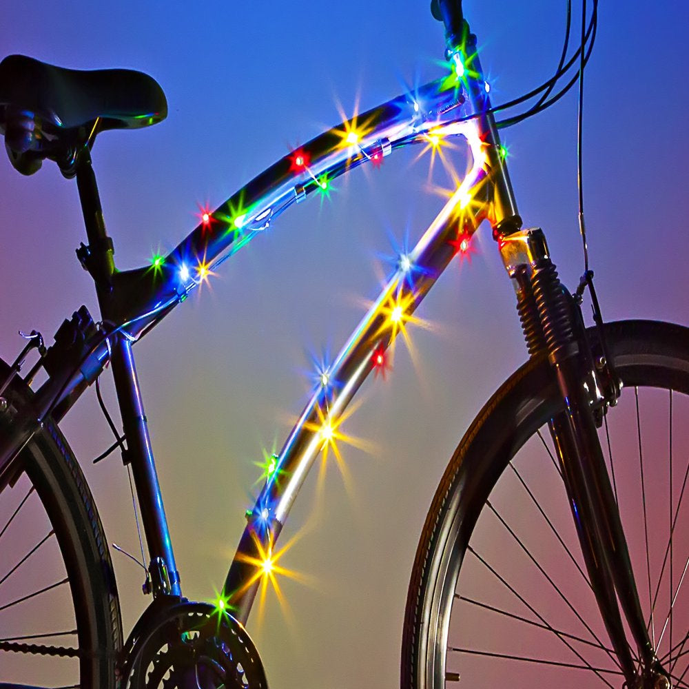 Cosmic Brightz LED Bicycle Accessory Frame Light, Green