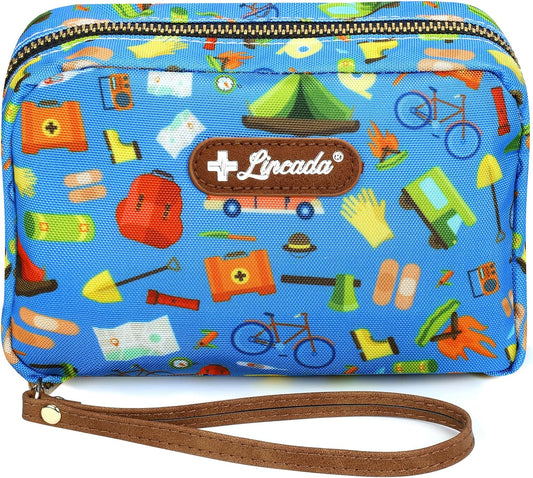 Travel First Aid Kit for Kids, 143 Pieces All-Purpose Emergency First Aid Kit for Home, Car, Diaper Bag, Camping & Hiking