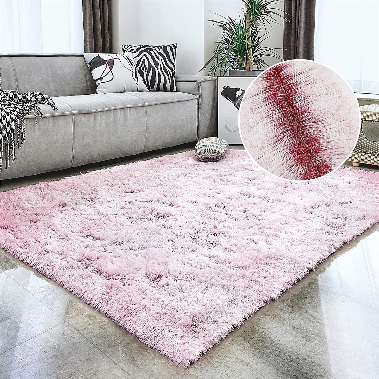Modern Area Rugs Soft Decor Floor Fluffy Shag Collection