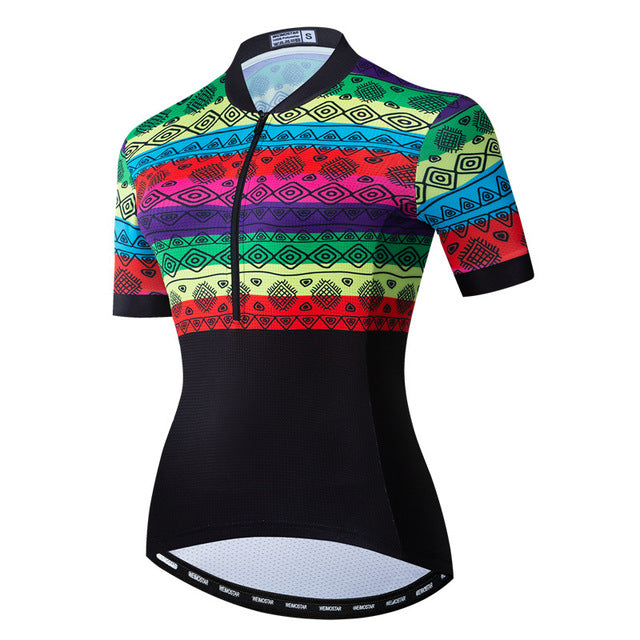 Short Sleeve Bike Jersey Brea - Blue Force Sports