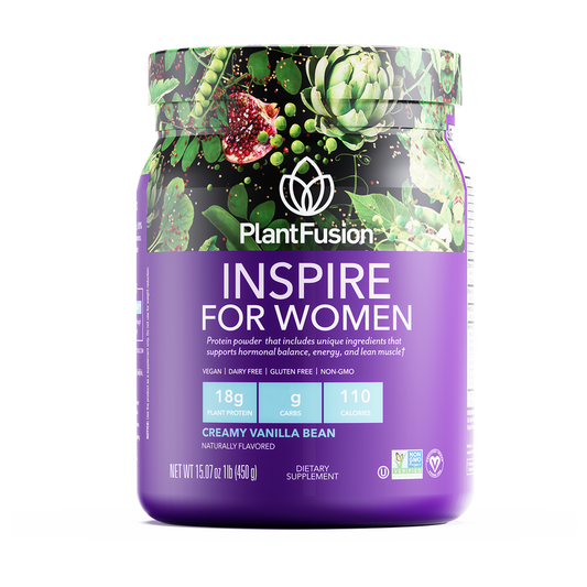 Inspire for Women - Vegan Protein Powder for Women - Creamy Vanilla Bean