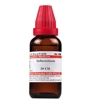 Influenzinum Dilution 6C, 30C, 200C, 1M, 10M.