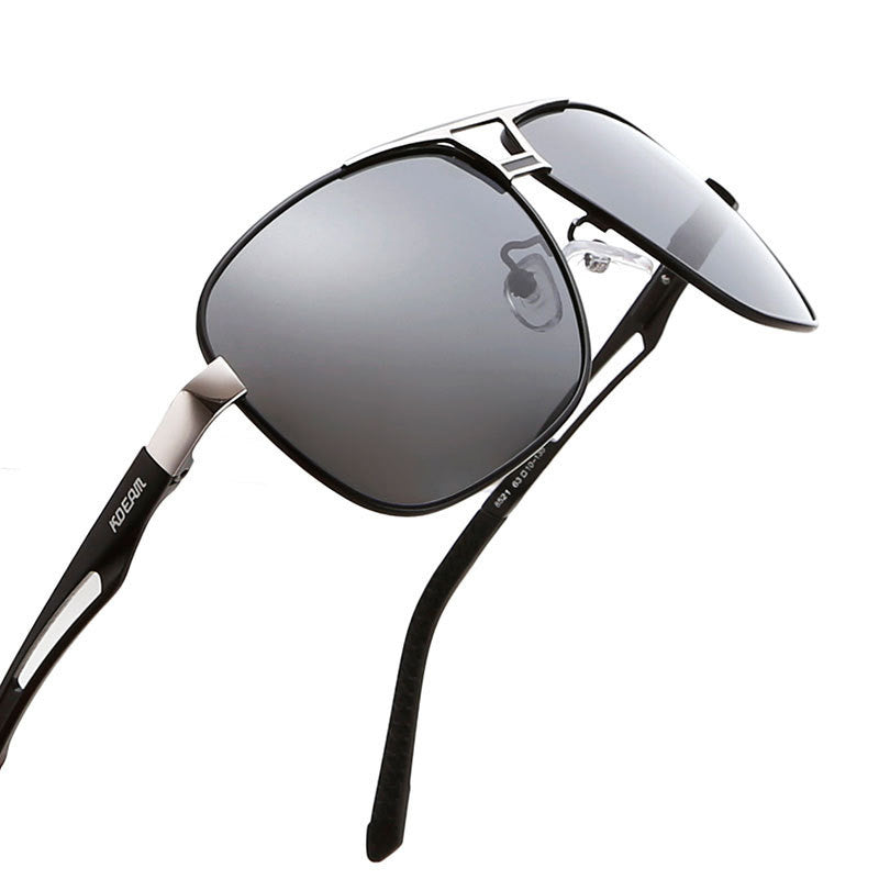 Metal Aluminum Polarized Sunglasses European And American Men's Driving And Driving Sunglasses - Blue Force Sports